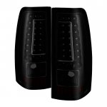 Chevy Silverado 2003-2006 Black Smoked Custom LED Tail Lights