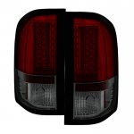 2012 Chevy Silverado Tinted L-Custom LED Tail Lights