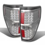 2013 Ford F150 Chrome LED Tail Lights