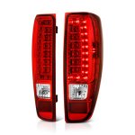 2005 Chevy Colorado Red and Clear LED Tail Lights