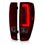 2008 Chevy Colorado Red and Smoked LED Tail Lights Tube