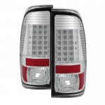 2012 Ford F350 Super Duty Chrome LED Tail Lights