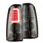 2004 Chevy Silverado 2500HD Smoked LED Tail Lights Tube