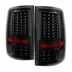 2011 Dodge Ram 2500 Black C-Custom Full LED Tail Lights