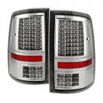 2012 Dodge Ram 2500 Chrome Full LED Tail Lights