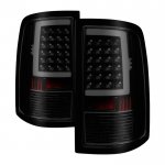 Dodge Ram 2009-2018 Black Smoked LED Tail Lights