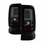 1999 Dodge Ram Smoked Tube LED Tail Lights