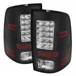 2016 Dodge Ram Black LED Tail Lights P-Series