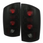 Dodge Ram 3500 2003-2006 Black Smoked Altezza Tail Lights