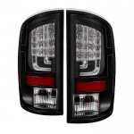 2009 Dodge Ram 2500 Black LED Tail Lights