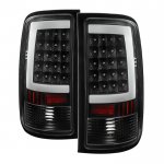 GMC Sierra 3500HD 2007-2014 Black LED Tail Lights