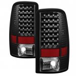 2002 Chevy Tahoe Black LED Tail Lights