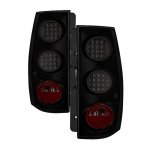 2009 Chevy Tahoe Black Smoked LED Tail Lights