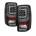 2002 Chevy Tahoe Black Custom LED Tail Lights