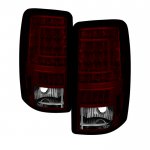 2002 Chevy Tahoe Red Tinted LED Tail Lights