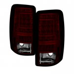 2003 GMC Yukon Denali Red Tinted LED Tail Lights