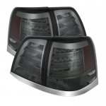 Toyota Land Cruiser 2008-2011 Smoked LED Tail Lights