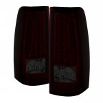 1999 Chevy Silverado 2500 Tinted LED Tail Lights C-DRL