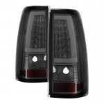 1999 GMC Sierra 2500 Smoked LED Tail Lights Neon Tube