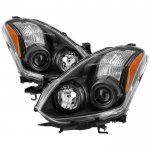 2013 Nissan Altima Coupe Black Projector Headlights