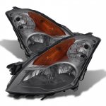 Nissan Altima Sedan 2007-2009 Smoked Headlights