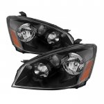 Nissan Altima 2005-2006 Black Headlights