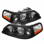 Lincoln Town Car 2005-2011 Black Headlights