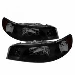 Lincoln Town Car 1998-2002 Black Smoked Headlights