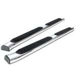 2011 Ford F150 SuperCrew Step Bars Curved Stainless 5 Inches