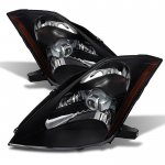 Nissan 350Z 2003-2005 Black HID Headlights