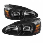 Pontiac Grand Prix 2004-2008 Black Headlights