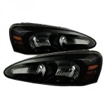 2004 Pontiac Grand Prix Black Smoked Headlights