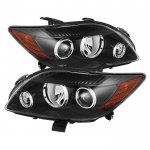 2009 Scion tC Black Headlights