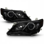 Toyota Camry 2012-2014 Black Smoked Headlights