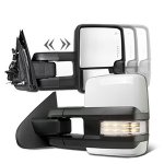 2017 GMC Sierra 3500HD White Towing Mirrors Clear LED Lights Power Heated