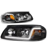 2005 Chevy Impala Black Headlights Tube DRL