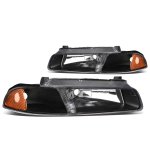 1997 Dodge Stratus Black Headlights