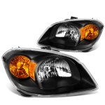 Pontiac G5 2007-2010 Black Headlights