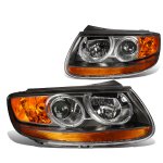 Hyundai Santa Fe 2007-2012 Black Headlights