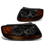 2008 Hyundai Santa Fe Smoked Headlights