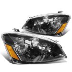 Nissan Altima 2005-2006 Black Headlights