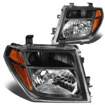 2006 Nissan Frontier Black Headlights