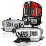 2023 Toyota Tacoma TRD DRL Projector Headlights Black LED Tail Lights