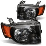 Ford Escape 2008-2012 Black Euro Headlights