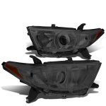 2011 Toyota Highlander Smoked Projector Headlights