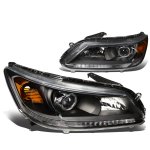 2014 Honda Accord Sedan Black Projector Headlights