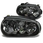 VW Golf 1999-2005 Black Headlights