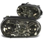 2000 VW Golf Smoked Headlights