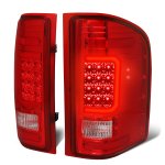 2009 Chevy Silverado 2500HD LED Tail Lights Red C-Tube