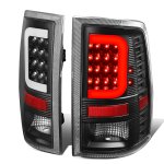 2011 Dodge Ram 3500 Black LED Tail Lights C-Tube